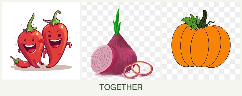 Can you plant peppers, onions and pumpkin together?