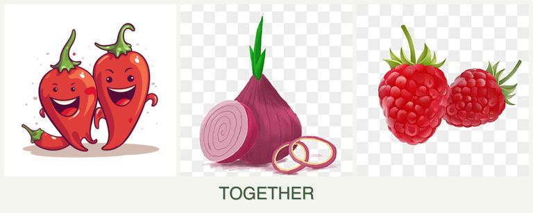 Can you plant peppers, onions and raspberries together?