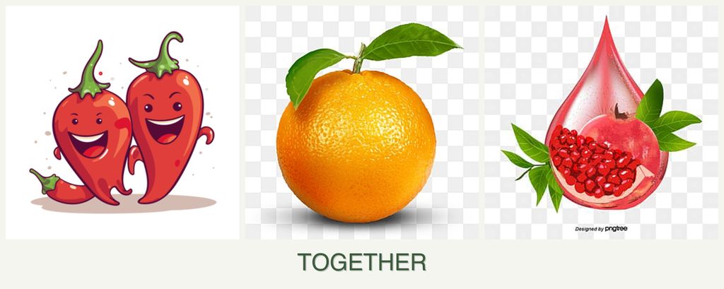 Can you plant peppers, oranges and pomegranates together?