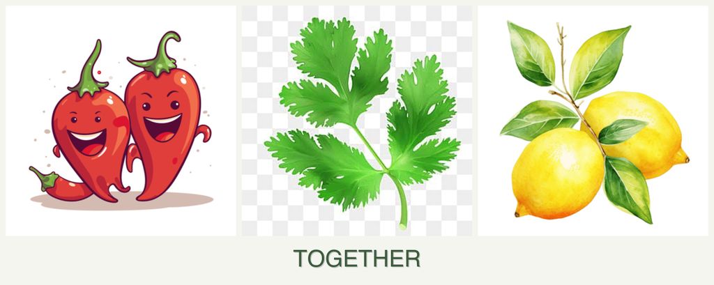 Can you plant peppers, parsley and lemons together?