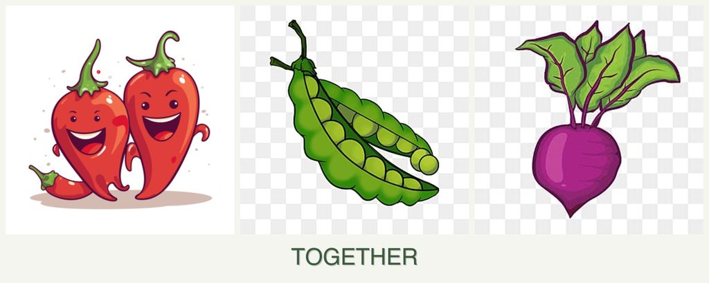 Can you plant peppers, peas and beets together?