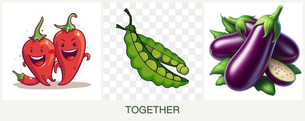 Can you plant peppers, peas and eggplant together?