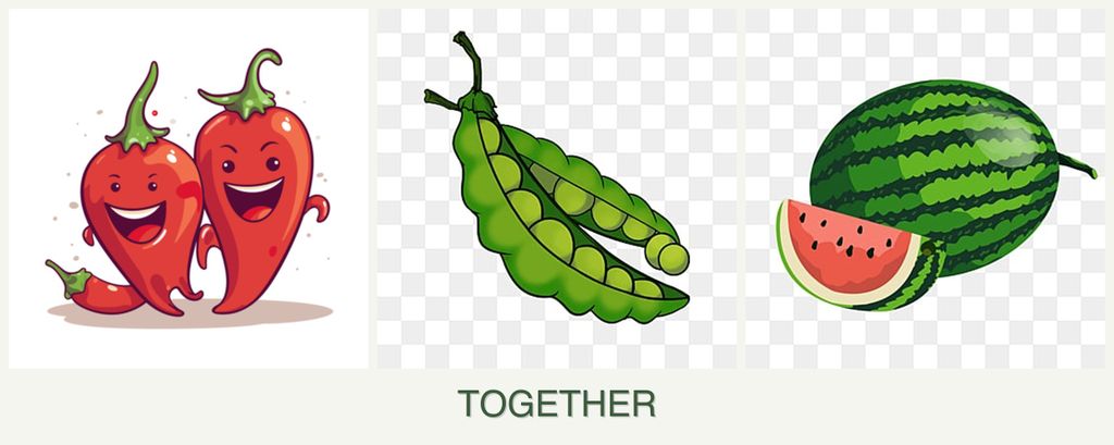 Can you plant peppers, peas and melons together?