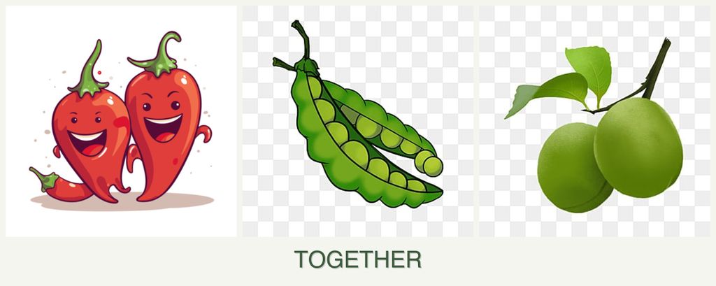 Can you plant peppers, peas and plums together?