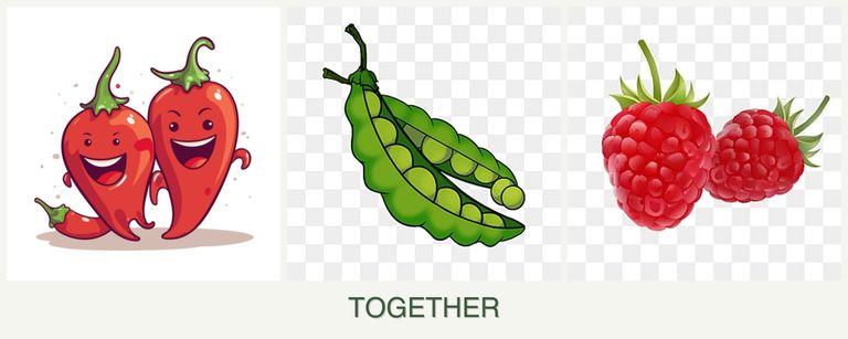Can you plant peppers, peas and raspberries together?