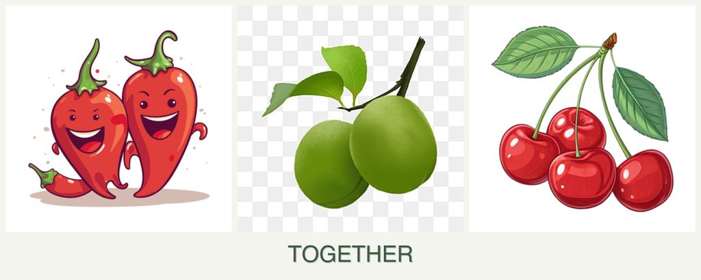 Can you plant peppers, plums and cherries together?