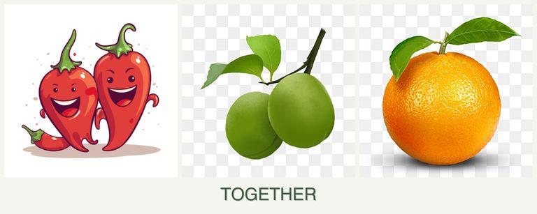 Can you plant peppers, plums and oranges together?