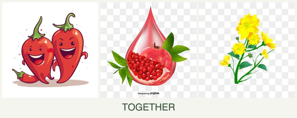 Can you plant peppers, pomegranates and calendula together?