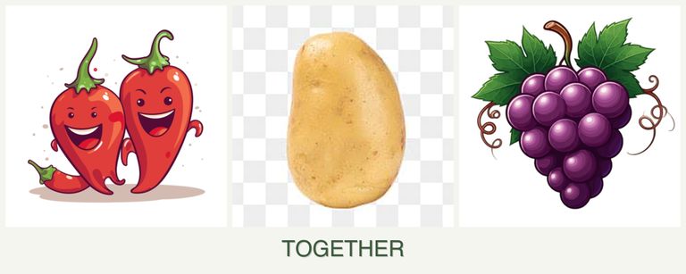 Can you plant peppers, potatoes and grapes together?