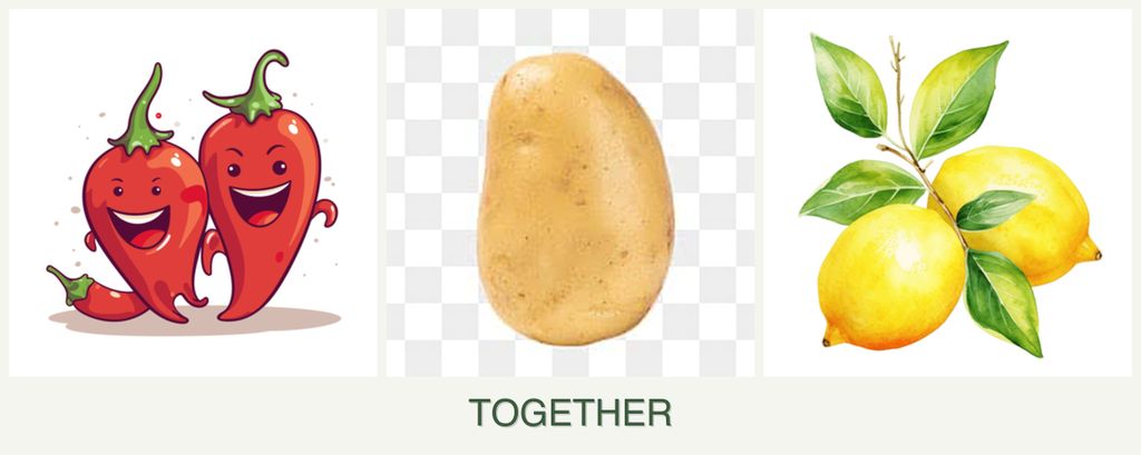 Can you plant peppers, potatoes and lemons together?