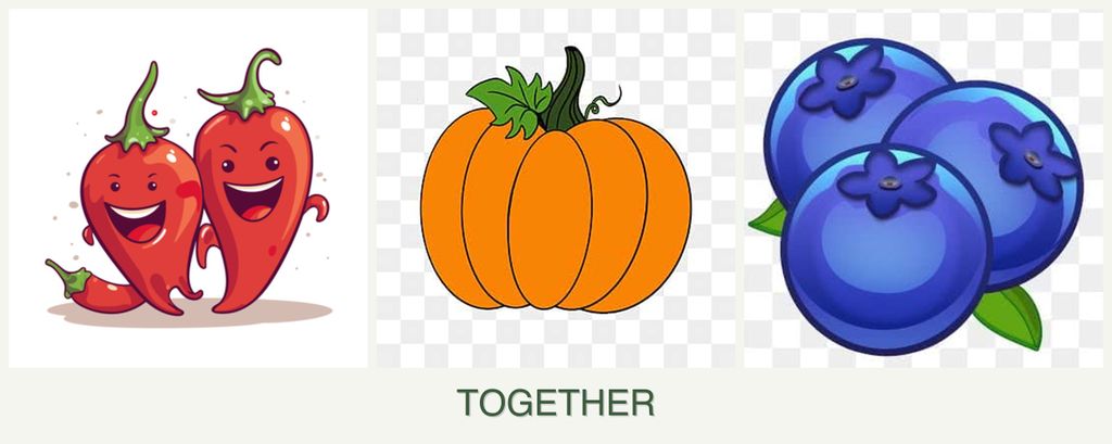 Can you plant peppers, pumpkin and blueberries together?