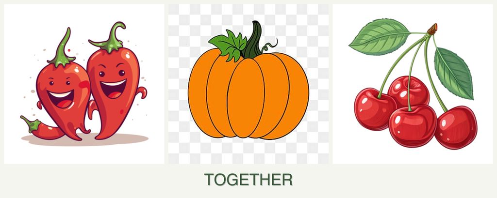 Can you plant peppers, pumpkin and cherries together?