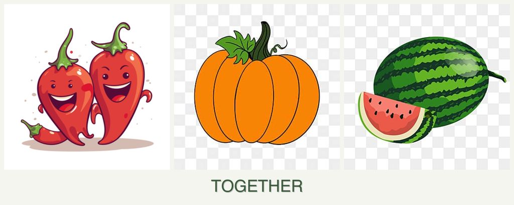Can you plant peppers, pumpkin and melons together?