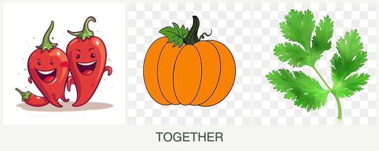 Can you plant peppers, pumpkin and parsley together?
