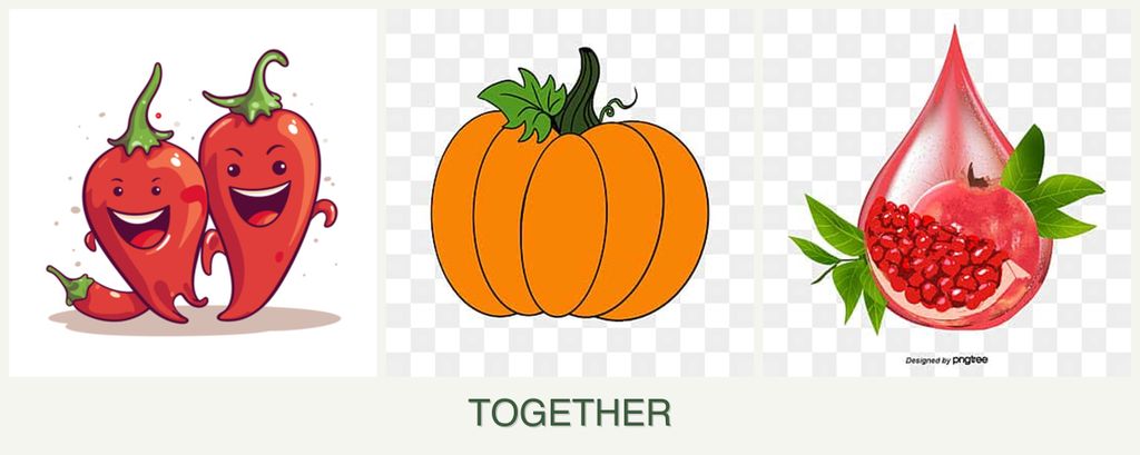 Can you plant peppers, pumpkin and pomegranates together?