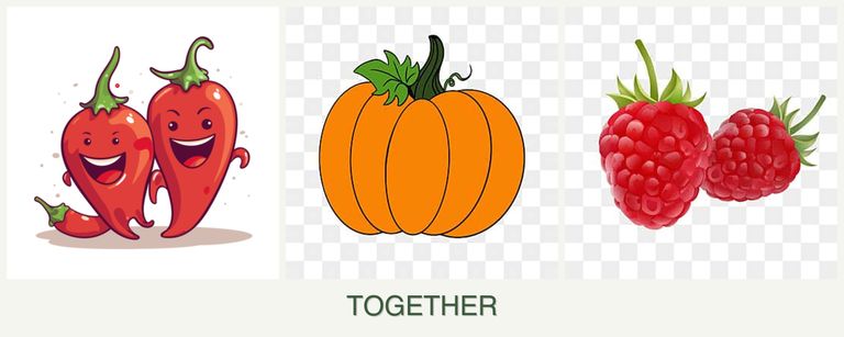 Can you plant peppers, pumpkin and raspberries together?