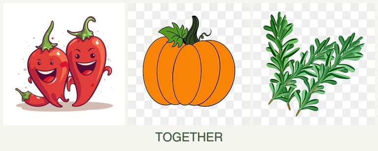 Can you plant peppers, pumpkin and rosemary together?