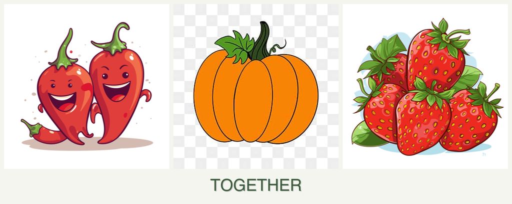 Can you plant peppers, pumpkin and strawberries together?