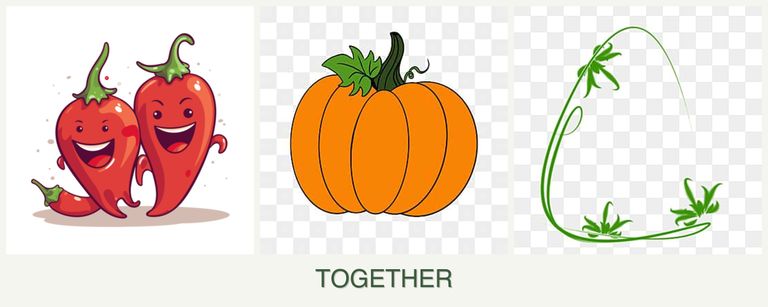 Can you plant peppers, pumpkin and tarragon together?