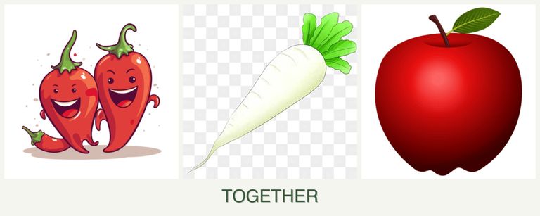 Can you plant peppers, radishes and apples together?