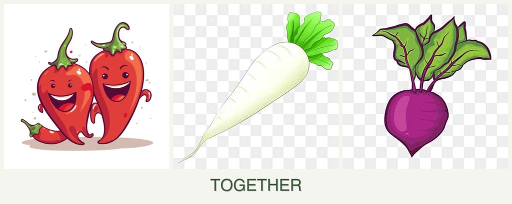 Can you plant peppers, radishes and beets together?