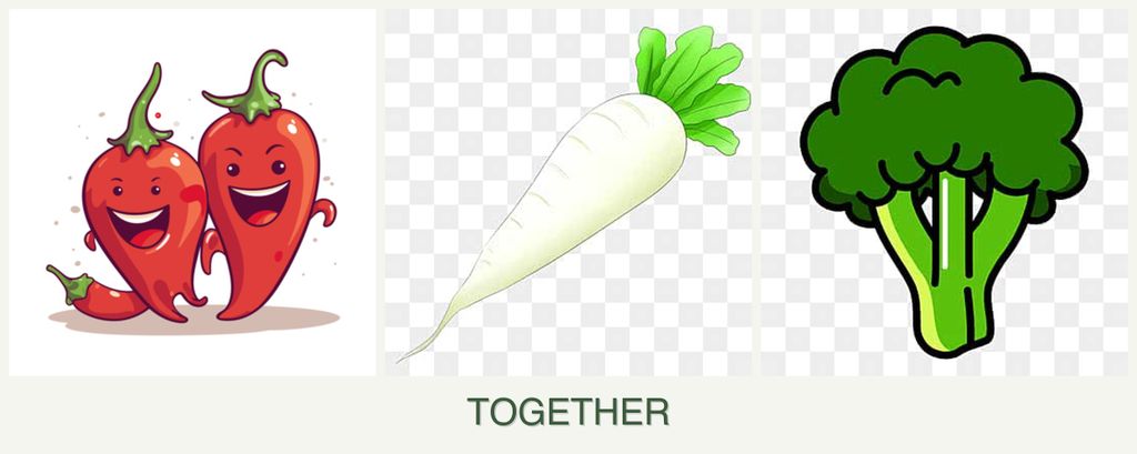 Can you plant peppers, radishes and broccoli together?
