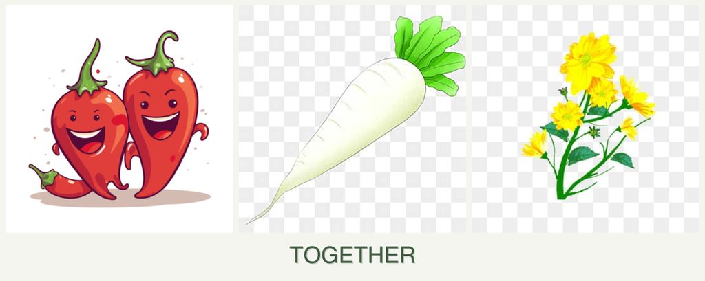 Can you plant peppers, radishes and calendula together?