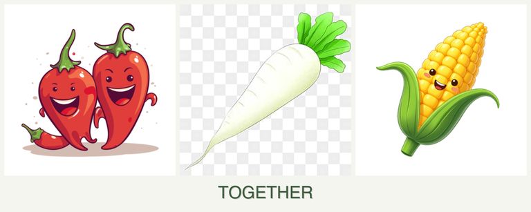 Can you plant peppers, radishes and corn together?