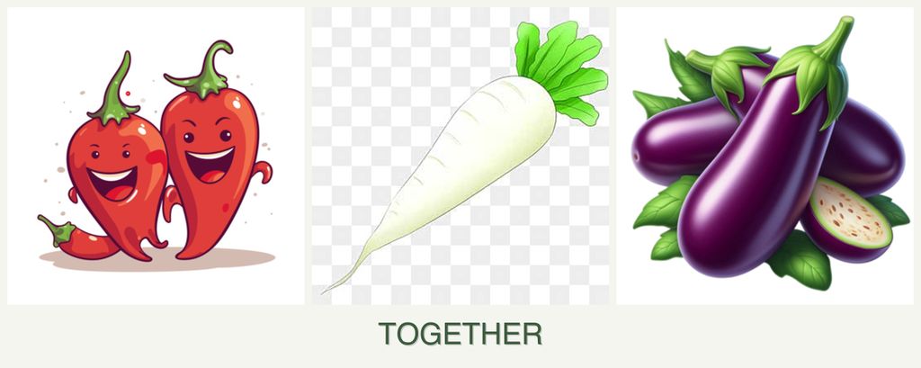 Can you plant peppers, radishes and eggplant together?