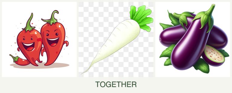 Can you plant peppers, radishes and eggplant together?