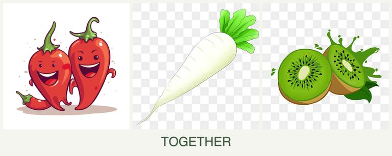Can you plant peppers, radishes and kiwi together?