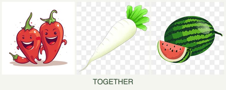 Can you plant peppers, radishes and melons together?