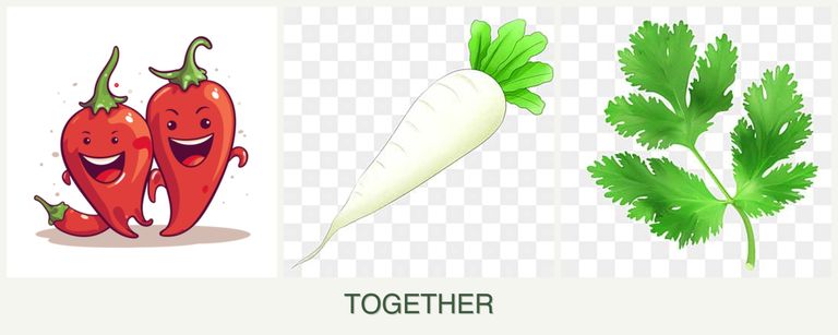 Can you plant peppers, radishes and parsley together?