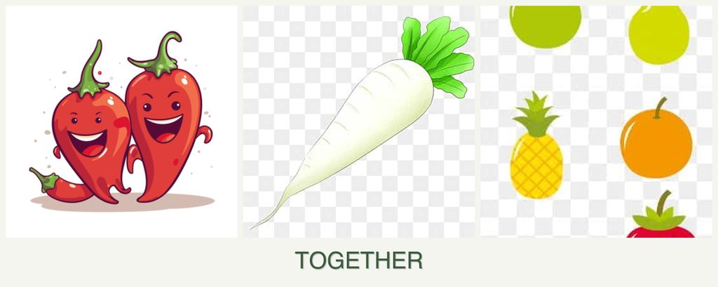 Can you plant peppers, radishes and pears together?