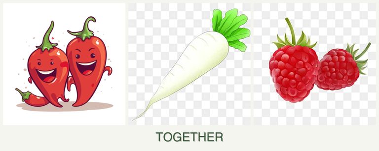 Can you plant peppers, radishes and raspberries together?