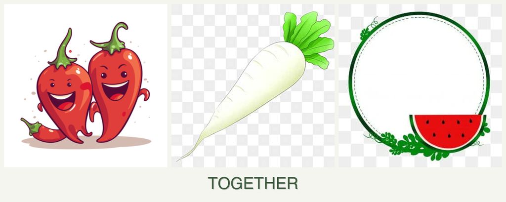 Can you plant peppers, radishes and watermelons together?