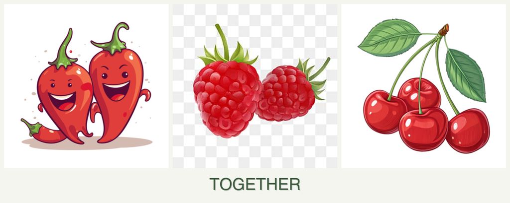 Can you plant peppers, raspberries and cherries together?
