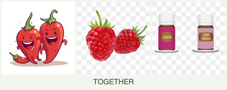 Can you plant peppers, raspberries and geraniums together?
