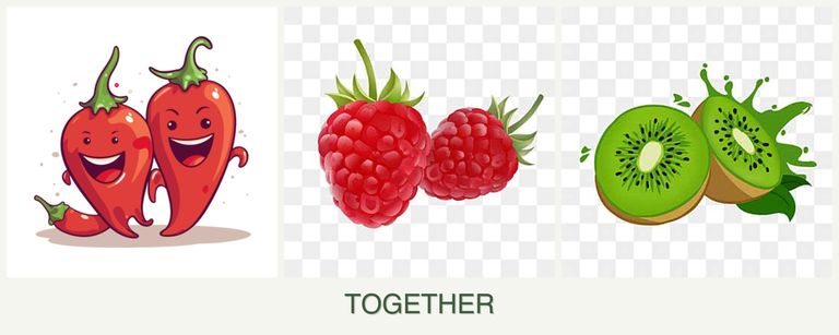 Can you plant peppers, raspberries and kiwi together?