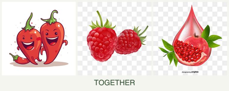 Can you plant peppers, raspberries and pomegranates together?