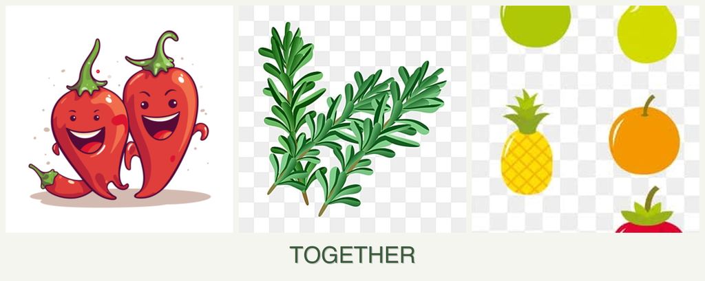 Can you plant peppers, rosemary and pears together?