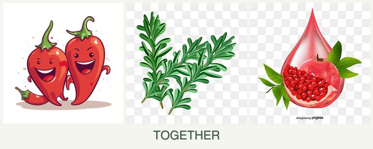 Can you plant peppers, rosemary and pomegranates together?