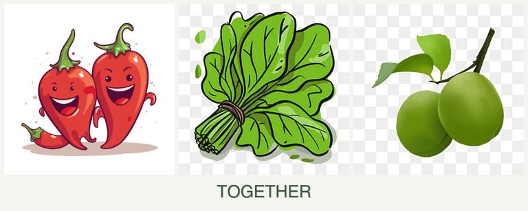 Can you plant peppers, spinach and plums together?