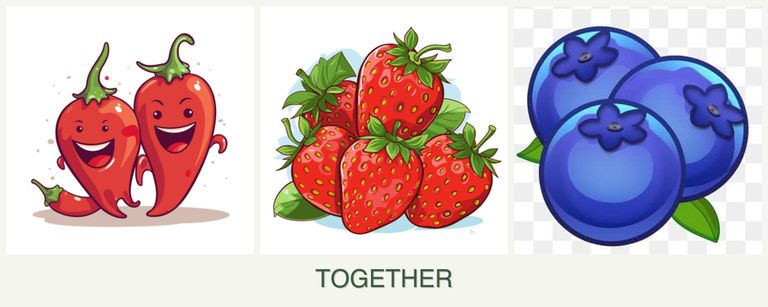 Can you plant peppers, strawberries and blueberries together?