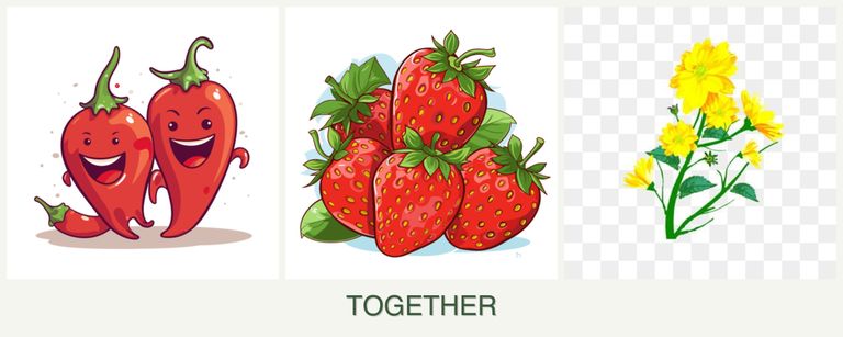 Can you plant peppers, strawberries and calendula together?