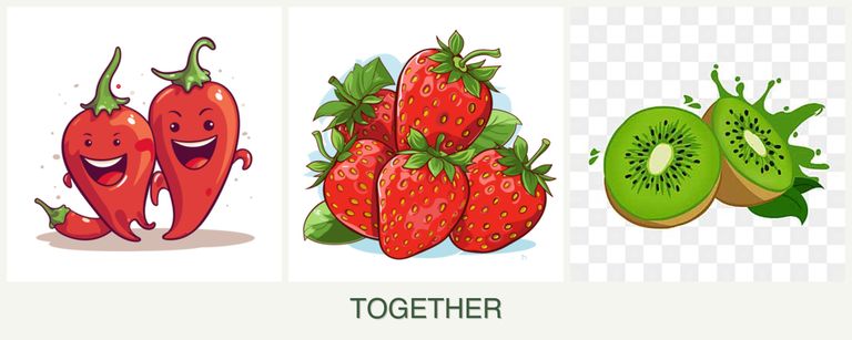 Can you plant peppers, strawberries and kiwi together?