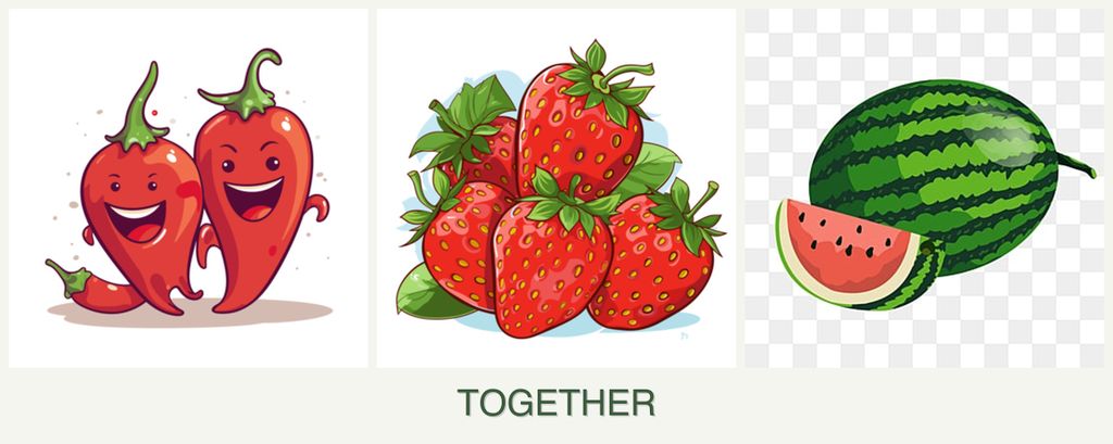 Can you plant peppers, strawberries and melons together?