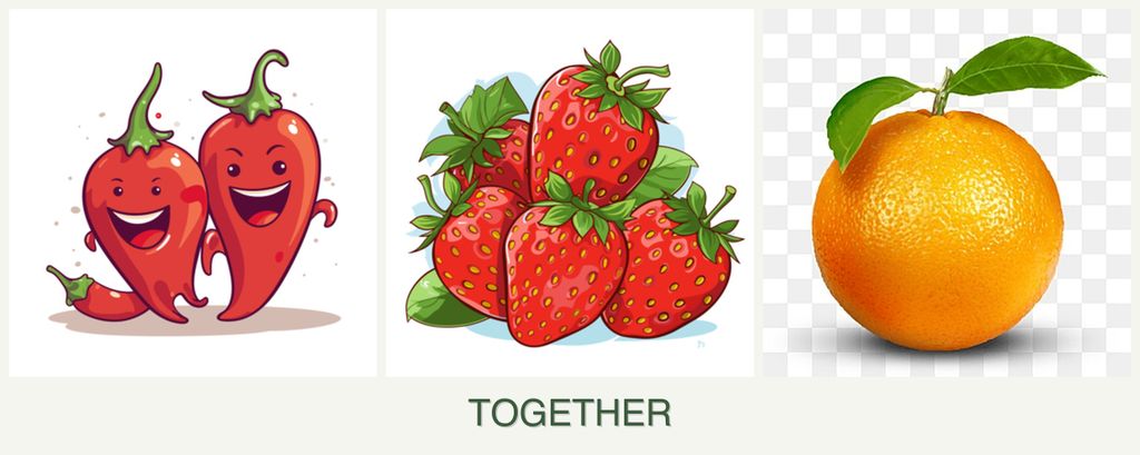 Can you plant peppers, strawberries and oranges together?