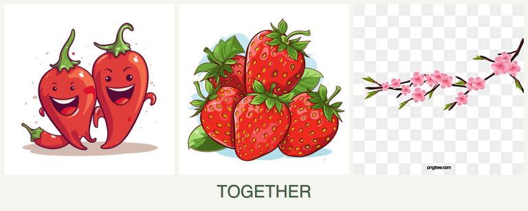 Can you plant peppers, strawberries and peaches together?