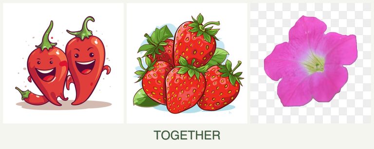 Can you plant peppers, strawberries and petunias together?